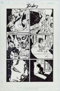 Bisley, Simon - Simon Bisley Authority / Lobo: Jingle Hell #1 Page 5 Original Art (DC, 2004)....