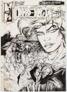 Kaniuga, Trent | Trent Kaniuga and Matthew Martin Deadbolt #1 Cover / Complete Story and Poster Original Art Group of 35 (Hall of H... (Total: 35 Original Art) | Heritage