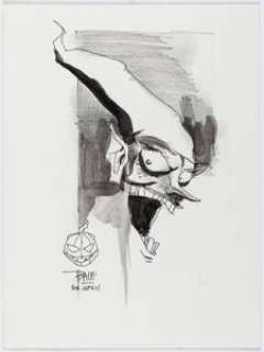 Tim Sale - Green Goblin Pin-Up Illustration Original Art (2007).... | Heritage