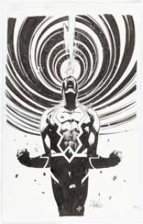 Filipe Andrade - Black Bolt Specialty Illustration Original Art (2012).