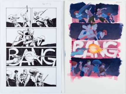 Tyler Jenkins and Hilary Jenkins - Black Badge #5 Story Page 13 Original Art Group of 2 (Boom! Studios, 2018). (Total: 2 Original Art)