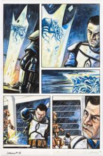 Tom Fowler - Star Wars: Jango Fett Graphic Novel Story Page 18 Original Art (Dark Horse/Lucas Books, 2002).