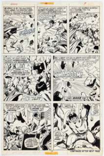 Sal Buscema and Mike Esposito The Defenders #16 Story Page 5 Original Art (Marvel, 1974). | Heritage