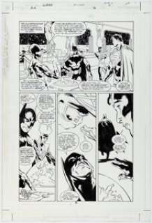 Lewis LaRosa and Al Milgrom JLA #76 Story Page 5 Original Art (DC, 2003).