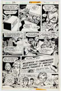 Irv Novick and Tex Blaisdell The Joker #5 Story Page 3 Original Art (DC, 1976). | Heritage