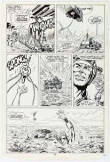 Ron Wagner and Tom Palmer G.I. Joe, A Real American Hero #80 Story Page 22 Original Art (Marvel, 1988). | Heritage