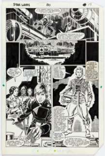 Ron Frenz and Tom Palmer Star Wars #80 Story Page 15 Original Art (Marvel, 1984). | Heritage