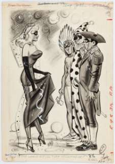 Bill Ward Laugh It Off July-1961 Single Panel Gag Cartoon Illustration Original Art (Humorama, 1961). | Heritage