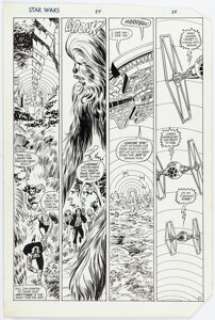 David Mazzucchelli and Tom Palmer Star Wars #84 Story Page 21 Original Art (Marvel, 1984). | Heritage