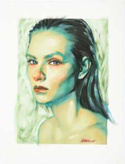 Brian Haberlin "Jesse" Painting Original Art (undated).