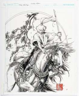 Joyce Chin The Sakai Project: Artists Celebrate Thirty Years of Usagi Yojimbo Illustration Original Art (Dark Horse, 2014).