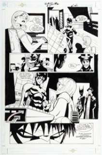 Damion Scott and Robert Campanella Batgirl #29 Story Page 22 Original Art (DC, 2002).
