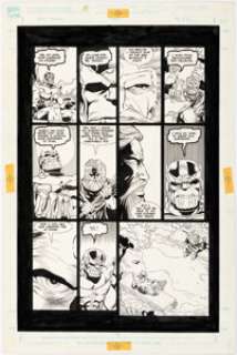 Ron Lim and John Beatty The Thanos Quest #1 Story Page 41 Original Art (Marvel, 1990). | Heritage