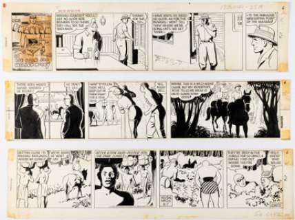 Wilson McCoy The Phantom Sunday Comic Strip Original Art dated 9-7-58 (King Features Syndicate, 1958). (Total: 3 Original Art) | Heritage