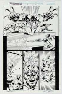 Val Semeiks and Bob McLeod X-Men Unlimited #9 Story Page 30 Original Art (Marvel, 1995).