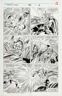 Ron Frenz and Al Milgrom Thor #441 Story Page 6 Original Art (Marvel, 1991). | Heritage