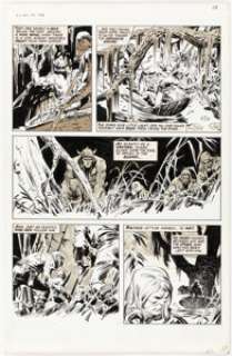 John Buscema and Tony DeZuniga The Savage Sword of Conan #26 Story Page 19 Original Art (Marvel, 1978). | Heritage