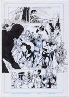 Fabiano Neves Marvel Zombies/Army of Darkness #1 Story Page 10 Original Art (Marvel/Dynamite, 2007).