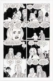 Jaime Hernandez Love and Rockets #8 Maggie and Velvet Story Page 4 Original Art (Fantagraphics, 2009). | Heritage