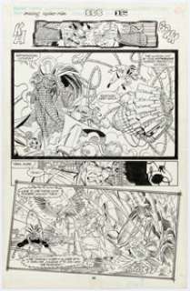 Erik Larsen and Mike Machlan The Amazing Spider-Man #338 Story Page 16 Sinister Six Original Art (Marvel, 1990). | Heritage