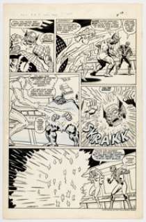 Win Mortimer and Mike Esposito Spider-Man, Fire-Star, and Iceman May D&F Promotional Comic Story Page 9 Original Art (Marvel, 1983). | Heritage