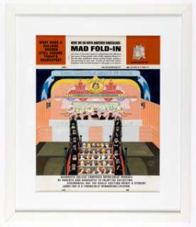 Al Jaffee MAD #346 "Fold-In" Inside Back Cover Illustration Original Art (EC, 1996). | Heritage