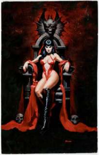 Ron Lesser Bloody Devil Painting Illustration Original Art (undated). | Heritage