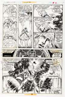Keith Giffen and Al Milgrom Amazing Adventures #38 Killraven Story Page 4 Original Art (Marvel, 1976).