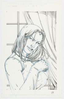 Jorge Lucas Mystique #6 Splash Page 22 Original Art (Marvel, 2003).