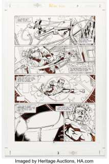 Jamal Igle and Dan Davis Green Lantern Secret Files #3 Story Page 3 Original Art (DC, 2002).