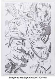 Carlos Gómez Ms. Marvel: Mutant Menace #2 Mojo Cover Original Art (Marvel, 2024).