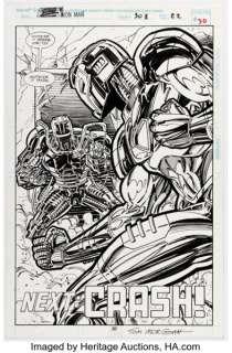 Tom Morgan Iron Man #308 Splash Page 22 Original Art (Marvel, 1994). | Heritage