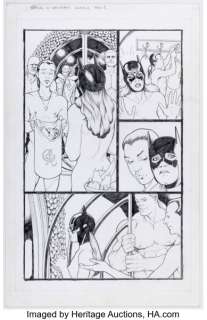 Kevin Maguire Batman Confidential #18 Batgirl Story Page 2 Original Art (DC, 2008). | Heritage