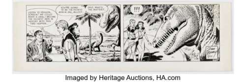 Dan Barry Flash Gordon Daily Comic Strip Original Art dated 7-27-63 (King Features Syndicate, 1963). | Heritage