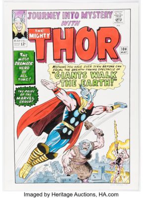 Chic Stone Journey Into Mystery #104 Cover Re-Creation Illustration Original Art (1999). | Heritage