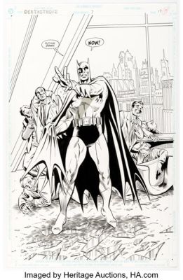 Steve Erwin and Will Blyberg Deathstroke, the Terminator #7 Splash Page 17 Original Art (DC, 1992). | Heritage