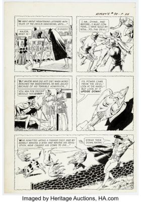 Reed Crandall Ripley’s Believe It or Not! #39 Story Page 4 Original Art (Western/Gold Key, 1973). | Heritage