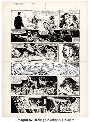 Marshall Rogers and Tom Palmer Scorpio Rose #1 Story Page 10 Original Art (Eclipse, 1983). | Heritage