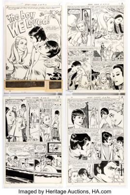 Tony Abruzzo Heart Throbs #119 Complete 7-Page Story Original Art (DC, 1969). (Total: 7 Original Art) | Heritage