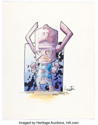Agnes Garbowska - Galactus Illustration Original Art (undated).