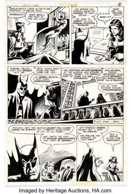 Irv Novick and Bob Smith Batman #323 Story Page 2 Original Art (DC, 1980). | Heritage
