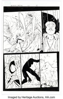 Talent Caldwell and Norman Lee Spectacular Spider-Man #22 Story Page 18 Original Art (Marvel, 2005).