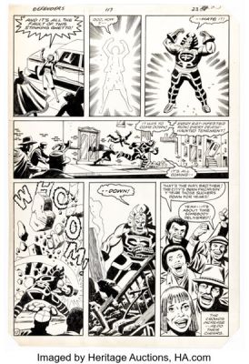 Don Perlin and Jack Abel The Defenders #117 Story Page 17 Original Art (Marvel, 1983). | Heritage