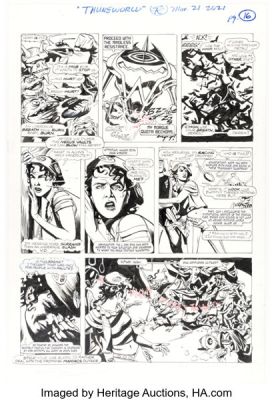 Steve Rude Nexus: The Newspaper Strips: Battle for Thuneworld #1 Story Page 16 Original Art (Rude Dude Productions, 2024). | Heritage