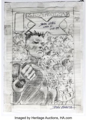 John Romita Sr. Mutant X #18 Cover Preliminary Original Art (Marvel, 2000). | Heritage
