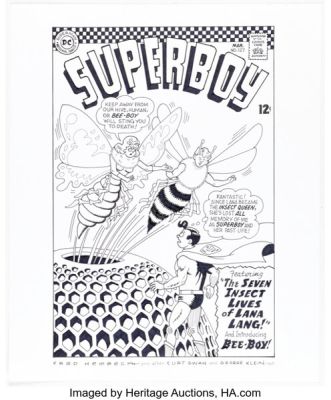 Fred Hembeck Superboy #127 Cover Re-Interpretation Illustration Original Art (2007). | Heritage