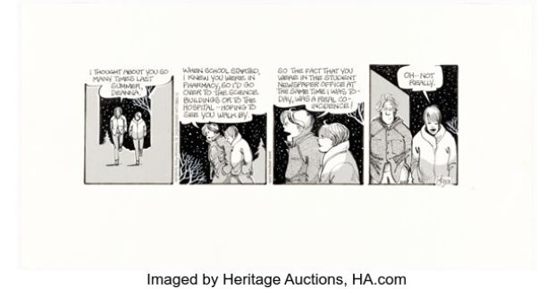 Lynn Johnston For Better or For Worse Daily Comic Strip dated 11-11-96 (Universal Press Syndicate, 1996).