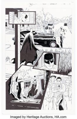 Hayden Sherman Batman: Dark Patterns #3 Story Page 5 Original Art (DC, 2025). | Heritage