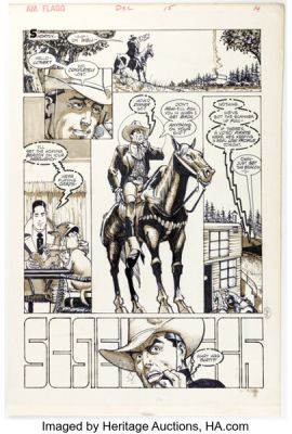 Howard Chaykin American Flagg! #15 Story Page 12 Original Art (First, 1984). | Heritage