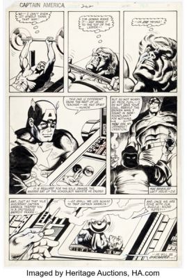 Mike Zeck and Frank McLaughlin Captain America #262 Story Page 10 Original Art (Marvel, 1981). | Heritage